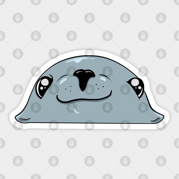 Peeking Sea Lion Pup Sticker by Lady Lilac